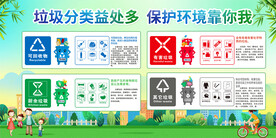 垃圾分类展板