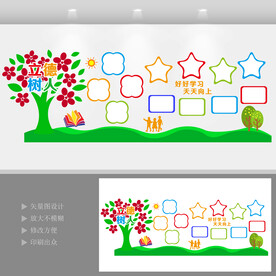 校园照片文化墙