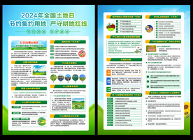 全国土地日宣传单
