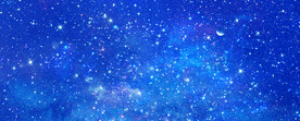 蓝色星空背景墙