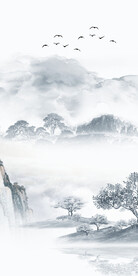 高端 意境中式玄关 TIF分层