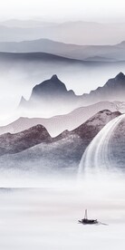 新款 新传山水玄关 TIF分层