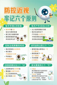 防控近视 牢记六个原则