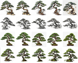 高清松树树木免抠贴图   