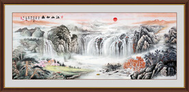 国画山水画