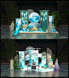 中国风美陈DP打卡点