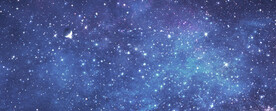 巨幅灰蓝色星空背景墙