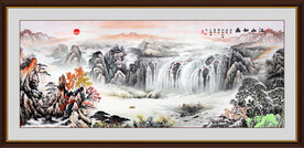 客厅山水画
