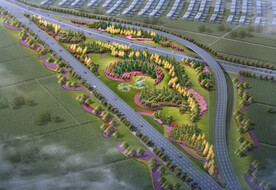 道路绿化设计案例效果图