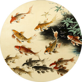  中国画 金鱼