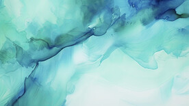 绿色水彩水墨背景