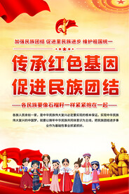 民族团结海报