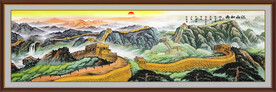 巨幅国画长城