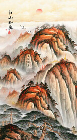 泰山日出五岳独尊