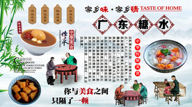 广东糖水背景墙