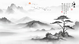 新中式意境山水装饰画