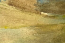 创意水彩抽象艺术画水彩晕染