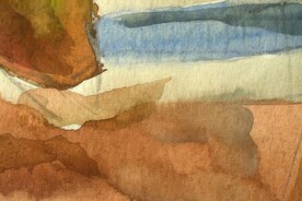 创意水彩抽象艺术画水彩晕染