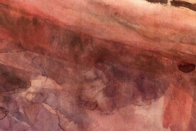 创意水彩抽象艺术画水彩晕染