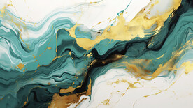 绿色金线渐变大理石背景