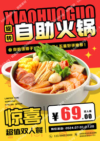 旋转自助小火锅海报