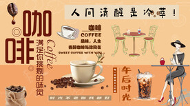 咖啡背景墙