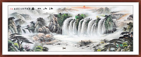 江山如画山水国画