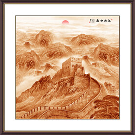 中堂山水画