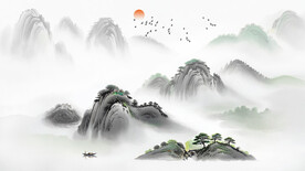 中式电视背景墙