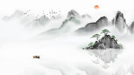 意境沙发背景墙