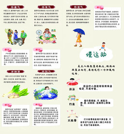 三伏天养生折页