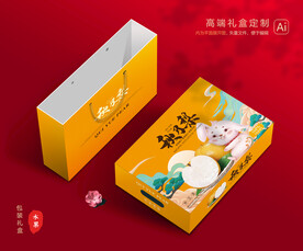 秋月梨礼盒 梨包装