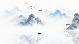 中国风水墨意境背景