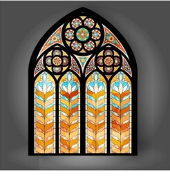 欧式教堂玻璃设计