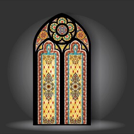 教堂玻璃设计
