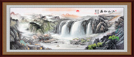 大厅山水画