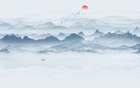 意境水墨山水