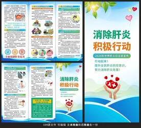 2024世界肝炎日三折页