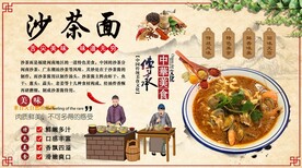 沙茶面背景墙