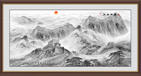 万里长城国画