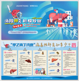 2024年世界肝炎日主题宣传展