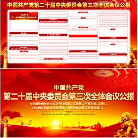 二十届三中全会展板
