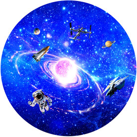 圆形星空软膜吊顶