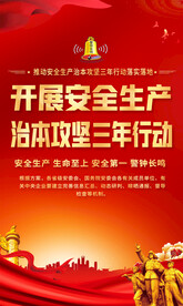 矿山安全生产海报