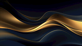 黑底黄色科技线条