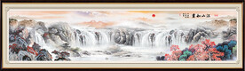 巨幅山水画国画