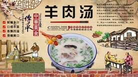 羊肉汤背景墙
