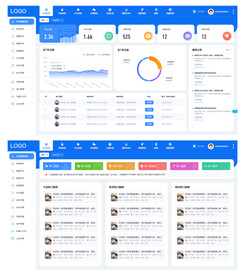 web后台网页统计分析数据首页