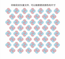 数码印刷花纹矢量图案