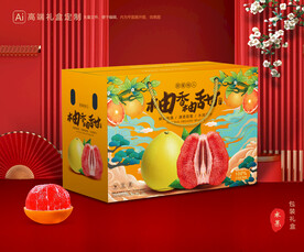 柚子包装 蜜柚礼盒